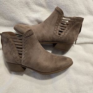 Women's Taupe Ankle Boots